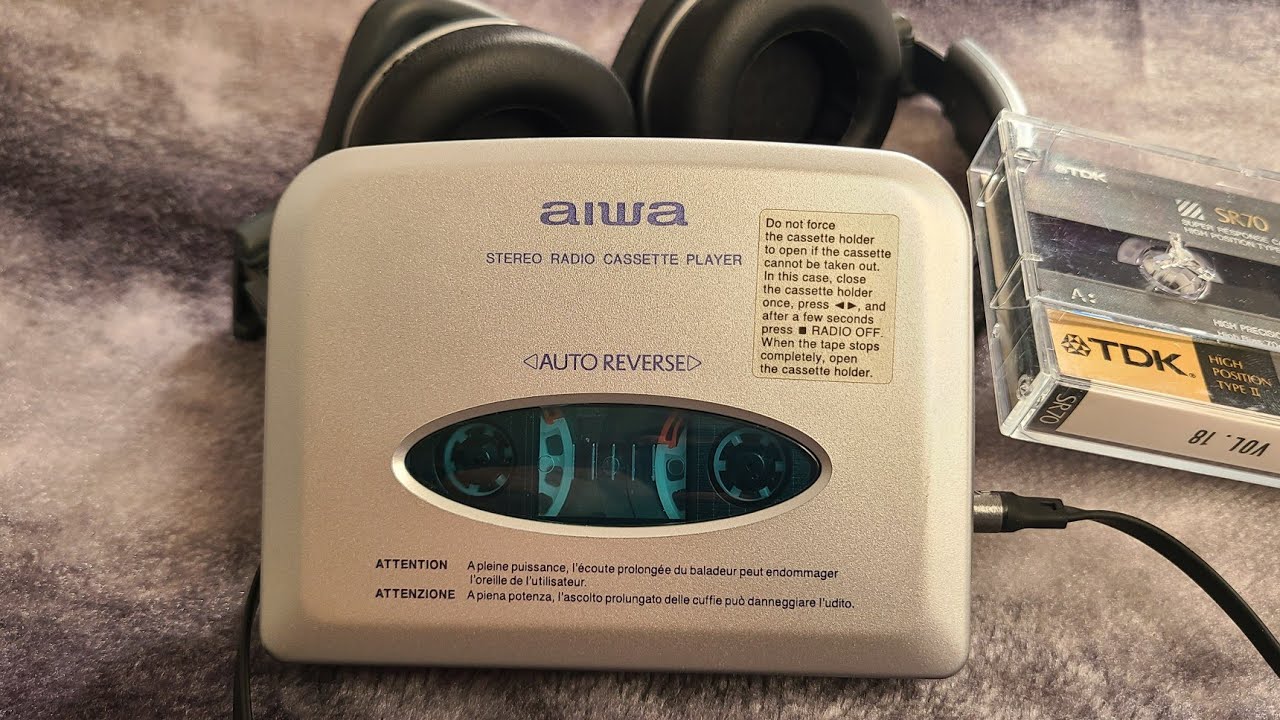 Cassette player AIWA HS-RX408 (Operation_demo)