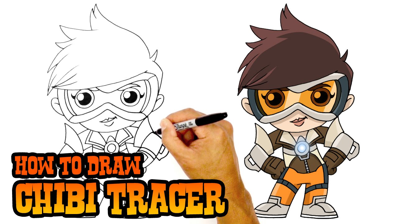 How to Draw Overwatch | Tracer