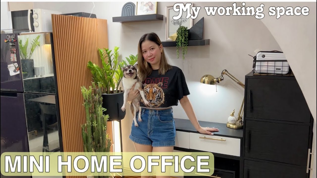 MY MINI HOME OFFICE || Working Space
