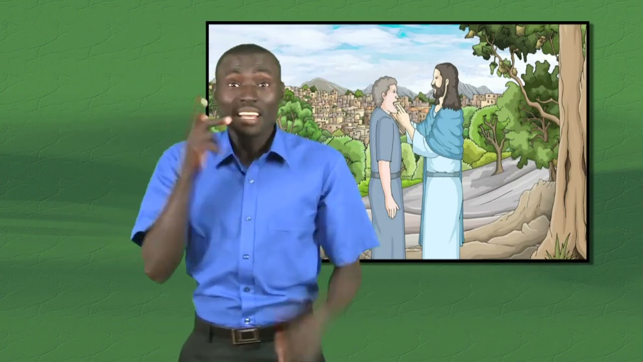 Story - Jesus And a Deaf Man Ugandan Sign Language