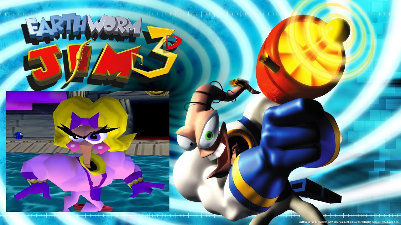 Earthworm Jim 3D Full Walkthrough FINALE - Earthworm Kim