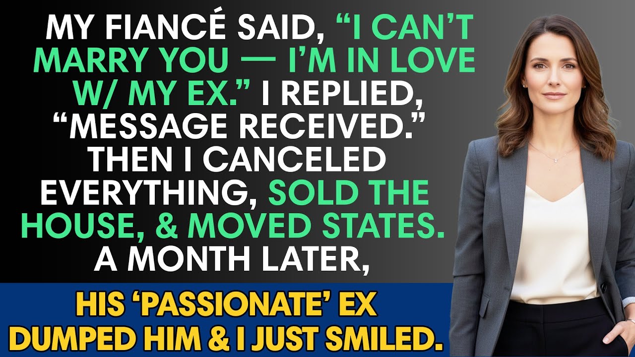My Fiancé Said, “I Can’t Marry You — I’m In Love W/ My Ex.” I Replied, “Message Received.” Then I...