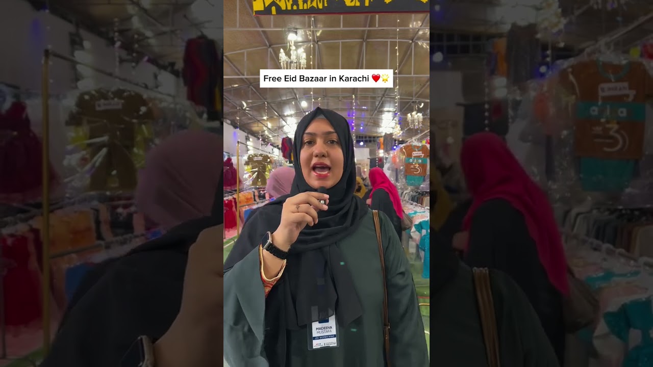 Free Eid Bazaar in Karachi JDC Maa Hum Bhi Eid Manayen Gy