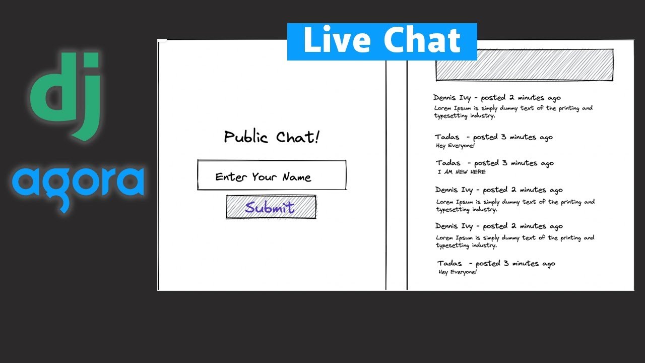Django Real Time Chat With Agora SDK