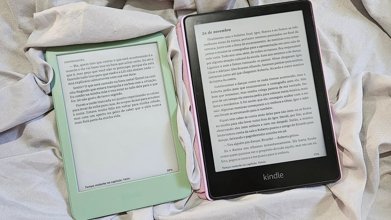 UMBOXING KINDLE 11 GERACAO 2024 MATCHA GREEN X KINDLE PAPERWHITE 11 GERACAO 2022 6,8 POLEGADAS
