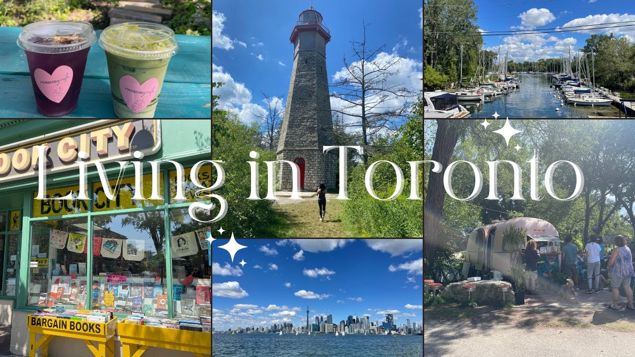 [VLOG] LIVING in TORONTO | Toronto Islands, farmers' market, Greektown, J-Town, First Markham Place.