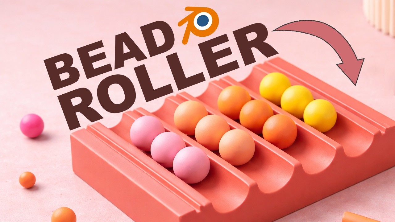 How to Make a Bead Roller in Blender | Perfect Polymer Clay Beads for Jewelry
