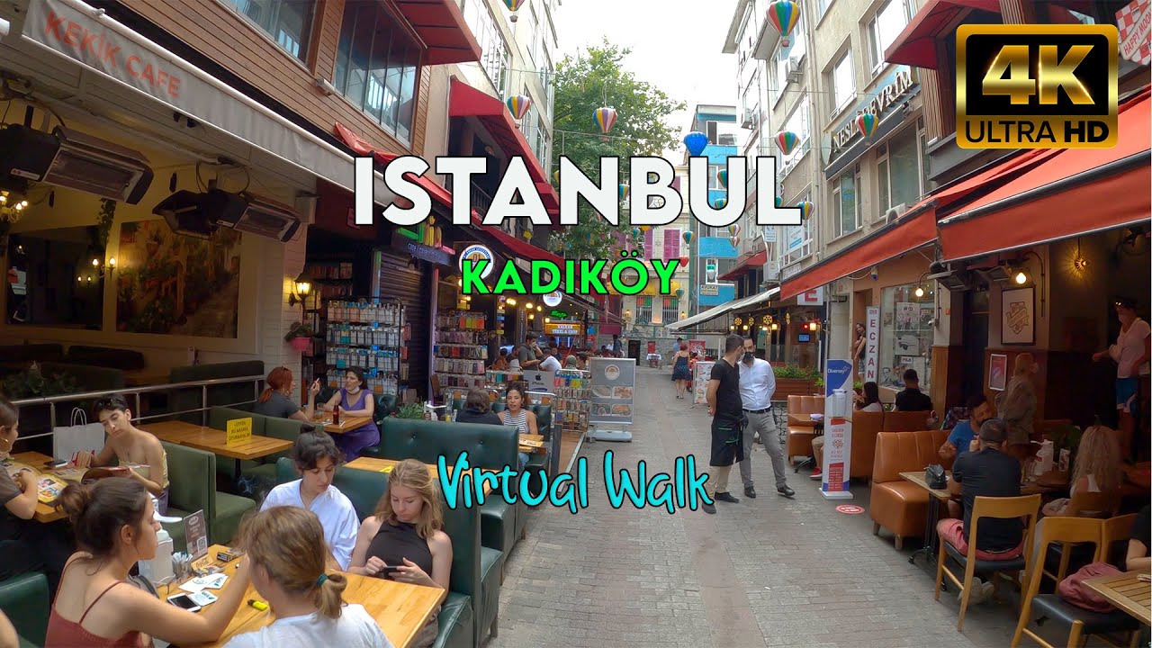 ⁴ᴷ⁵⁰ ISTANBUL WALK 🇹🇷 Kadıköy's Streets - Cafes - Restaurants.