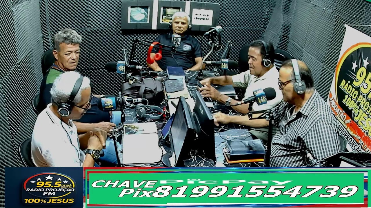 Transmissão ao vivo Projeção na web Deus é fiel 26 Anos 100% jesus  19 03 2026