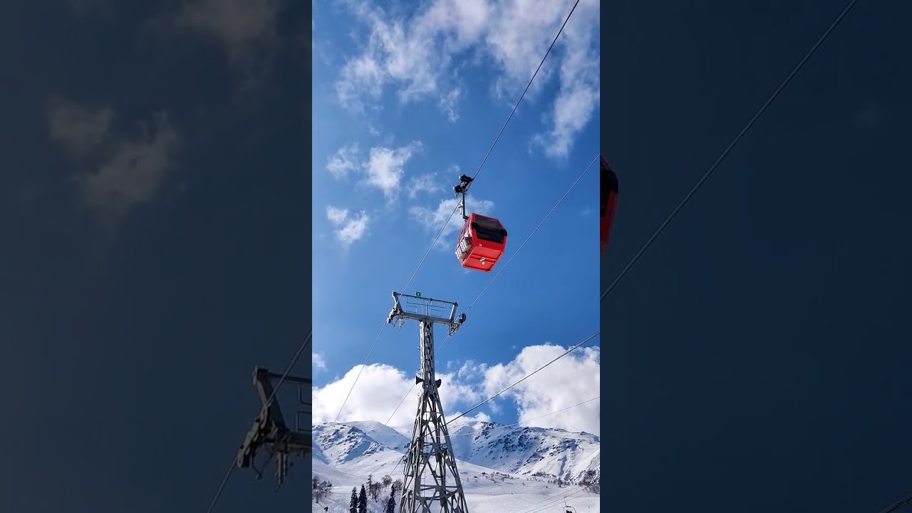 Ropeway of Gandola (Gulmarg)❣️ #mountains #adventure #explore #beautiful #india #jammukashmir