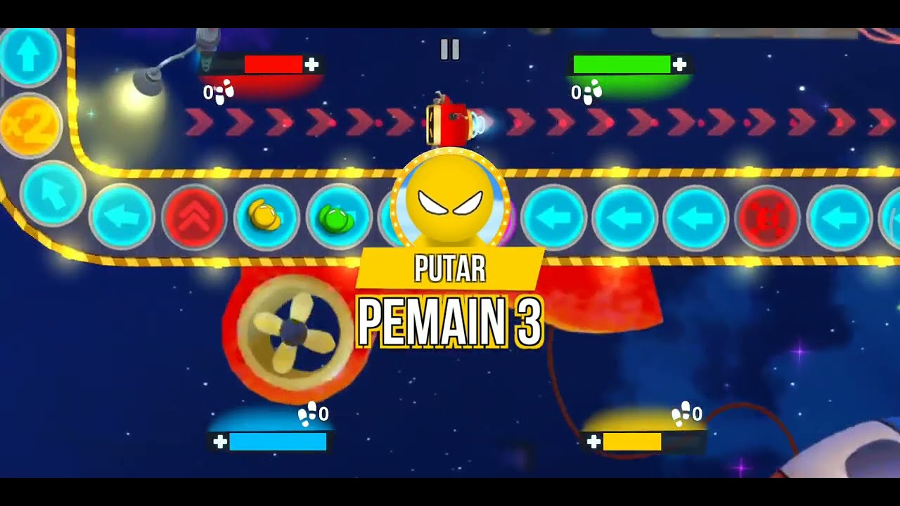 Ular Tangga - Permainan Stickman Party 2 3 4 #part18 