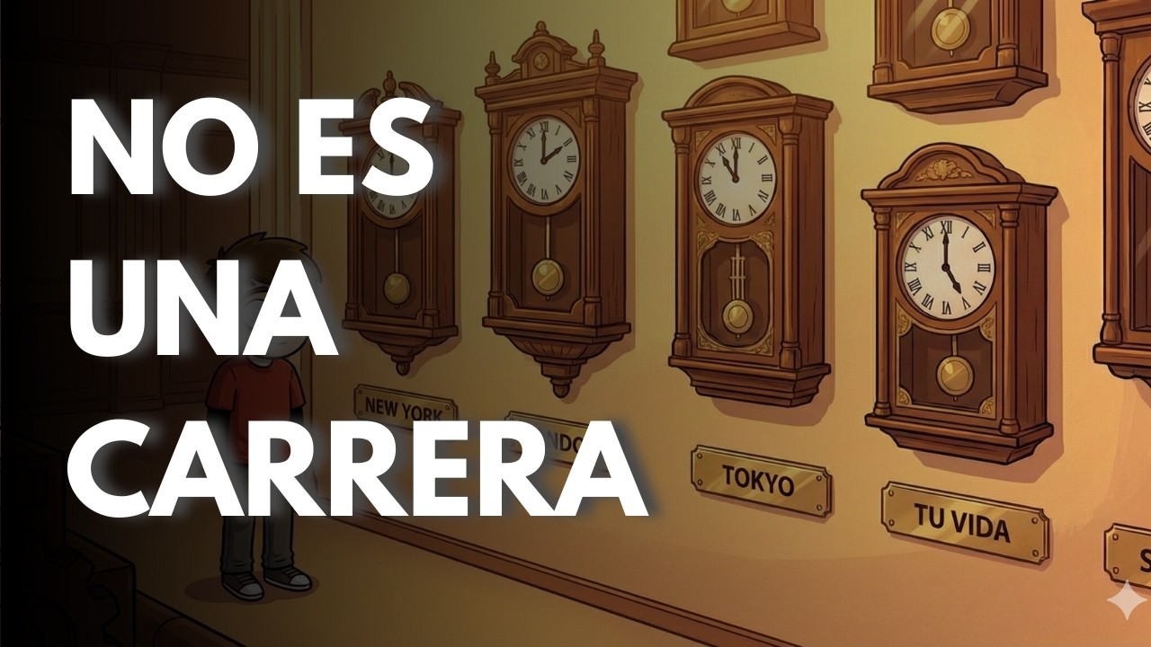 Por qué sientes que vas atrasado en la vida (y por qué es mentira)