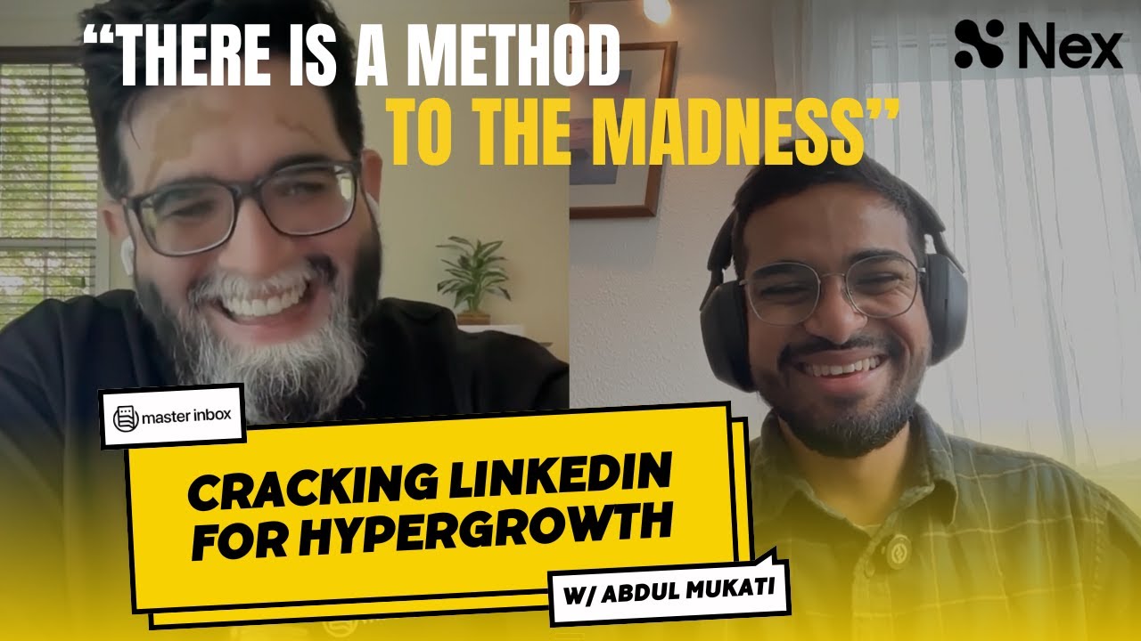 Hacking 600k LinkedIn impressions in 60 days w. Abdul Mukati - Masterinbox