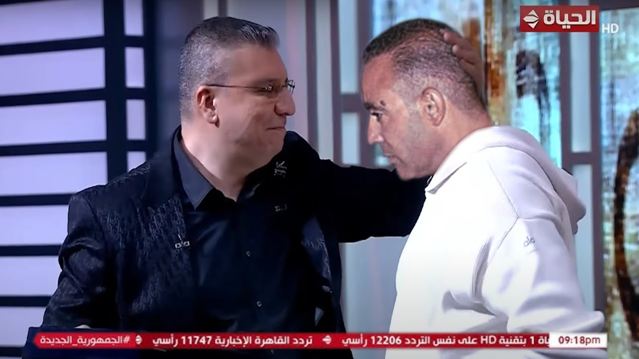 انهيار احمد السقا علي الهواء بسبب ارتباط طليقته مها الصغير بالفنان طارق صبري