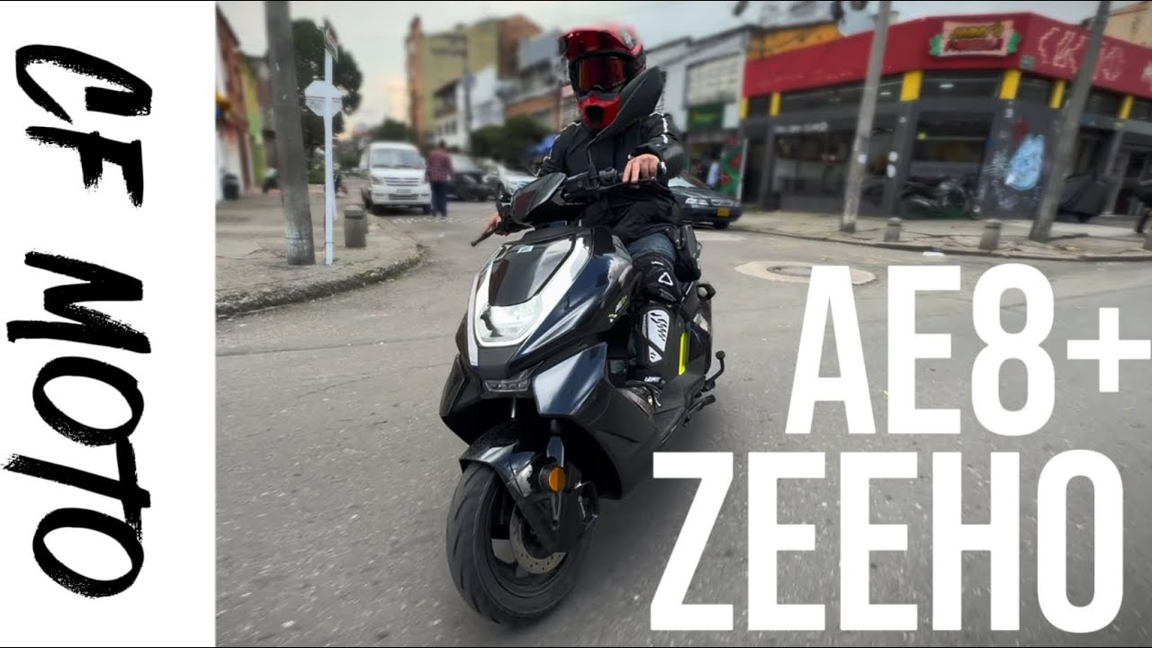 ¡La eléctrica que humilla motos a gasolina! CF Moto Zeeho AE8+ en Colombia