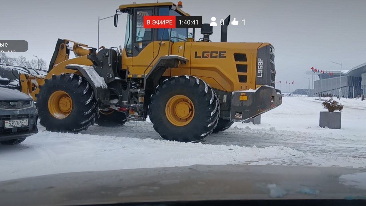 Минск с видеорегистратора такси - 07.02.2026