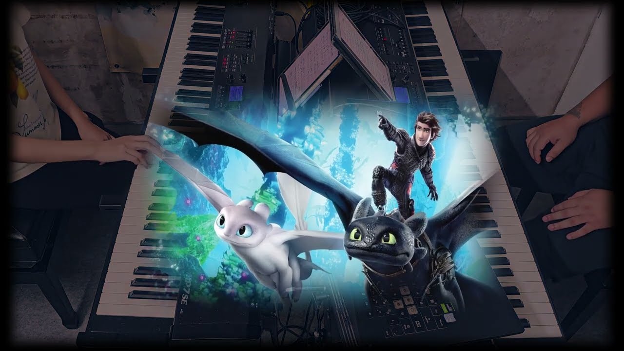 Test Drive || How to train your Dragon _ Piano Duet Arr.