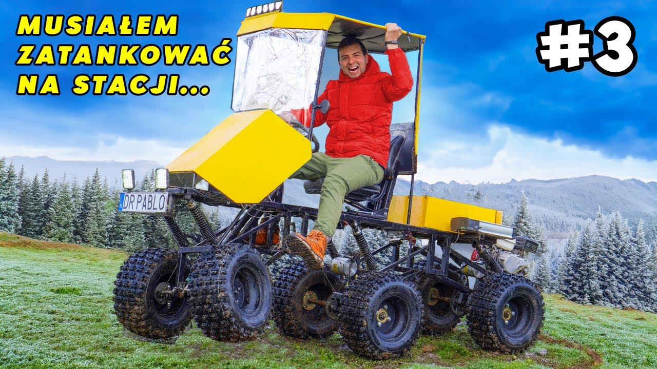 JEDZIEMY W TEREN WŁASNORĘCZNIE ZBUDOWANYM MONSTER TRUCKIEM! 3/3