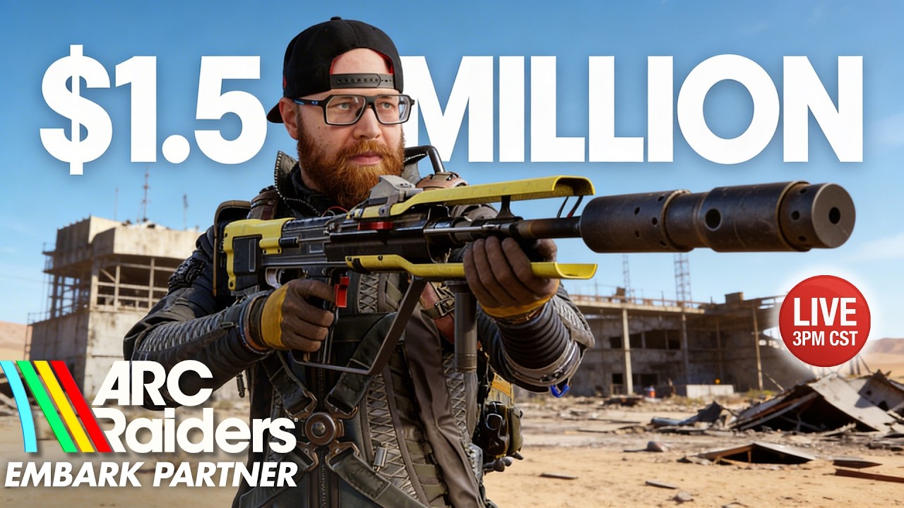 🔴 LIVE ARC Raiders: Using & LOSING $1.5 Million - Embark Partner