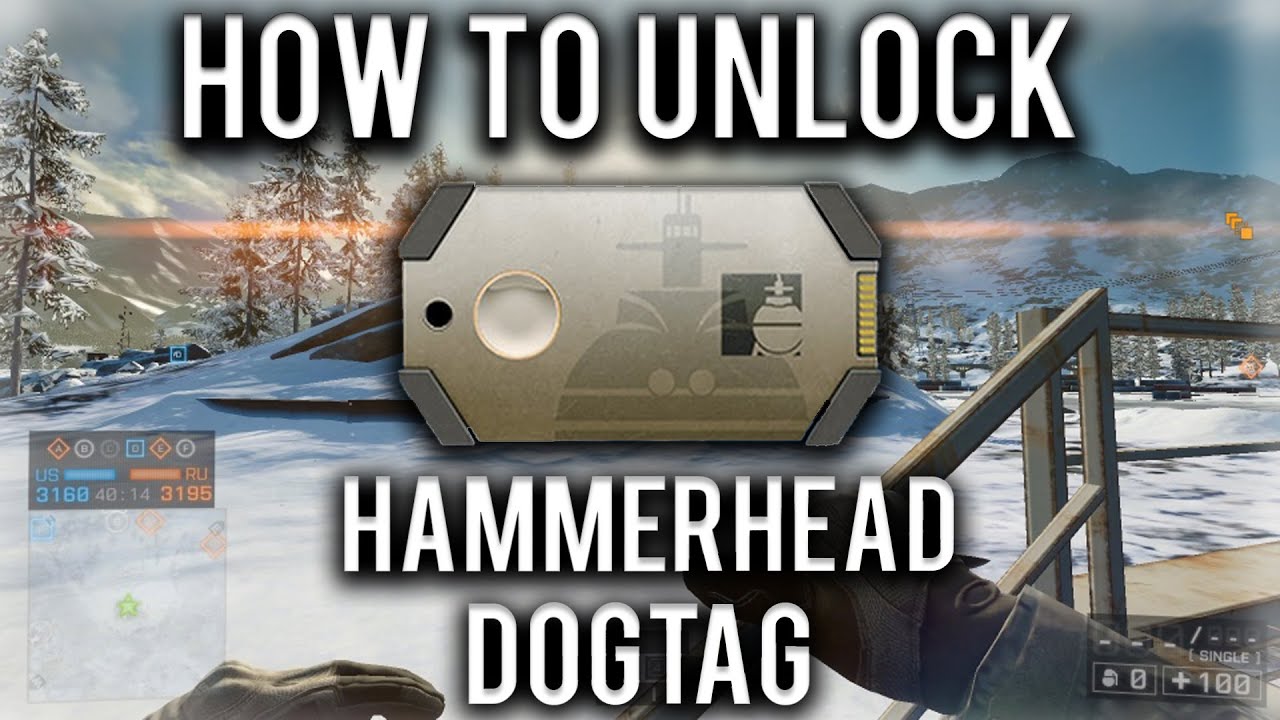 ●HOW TO UNLOCK THE HAMMERHEAD  DOGTAG!! | Battlefield 4 2020 !!
