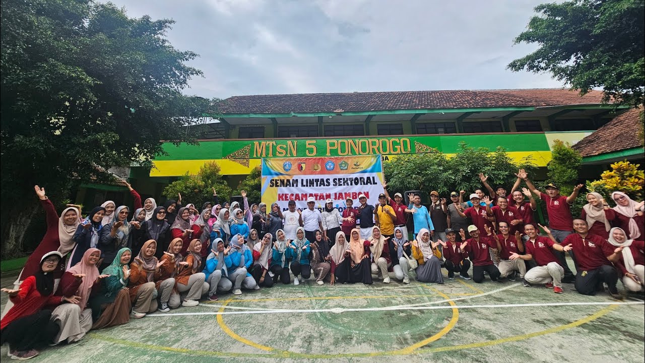 SENAM LINTAS SEKTORAL KECAMATAN JAMBON || DI MTsN 5 PONOROGO 