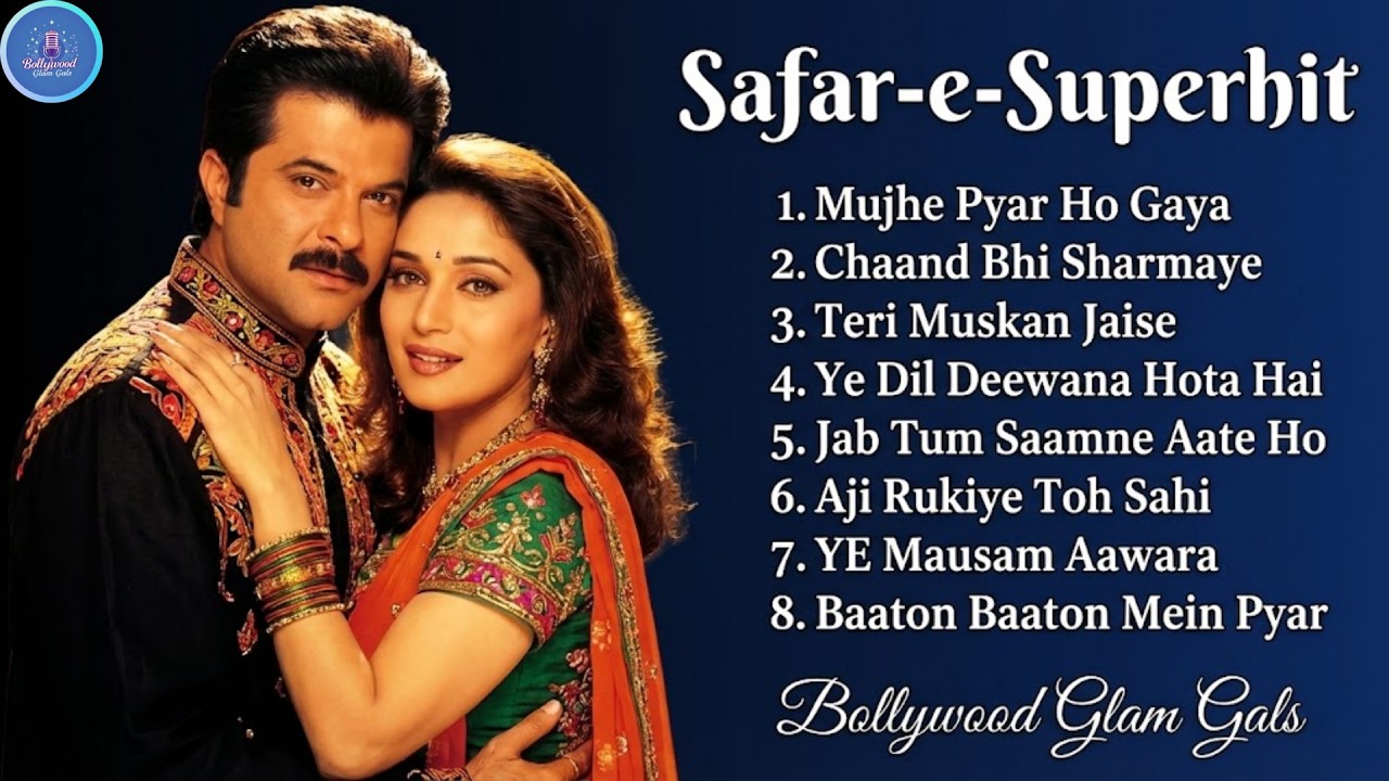 Safar-e-Superhit 💖 | 90s Bollywood Style | Original Romantic Hindi Songs | Bollywood Glam Gals