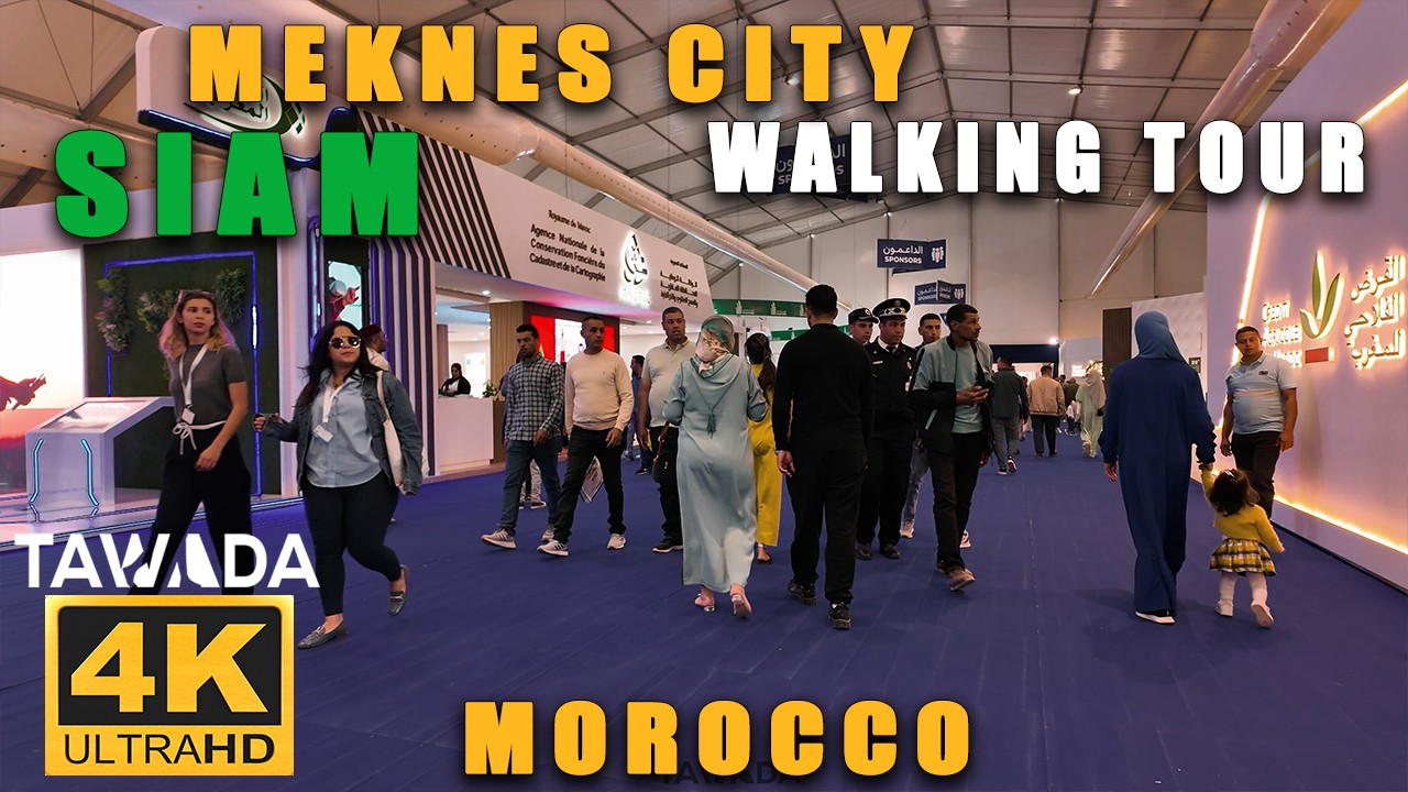 SIAM MEKNES 2024 Agriculture Salon walking tour - Morocco 4K UHD