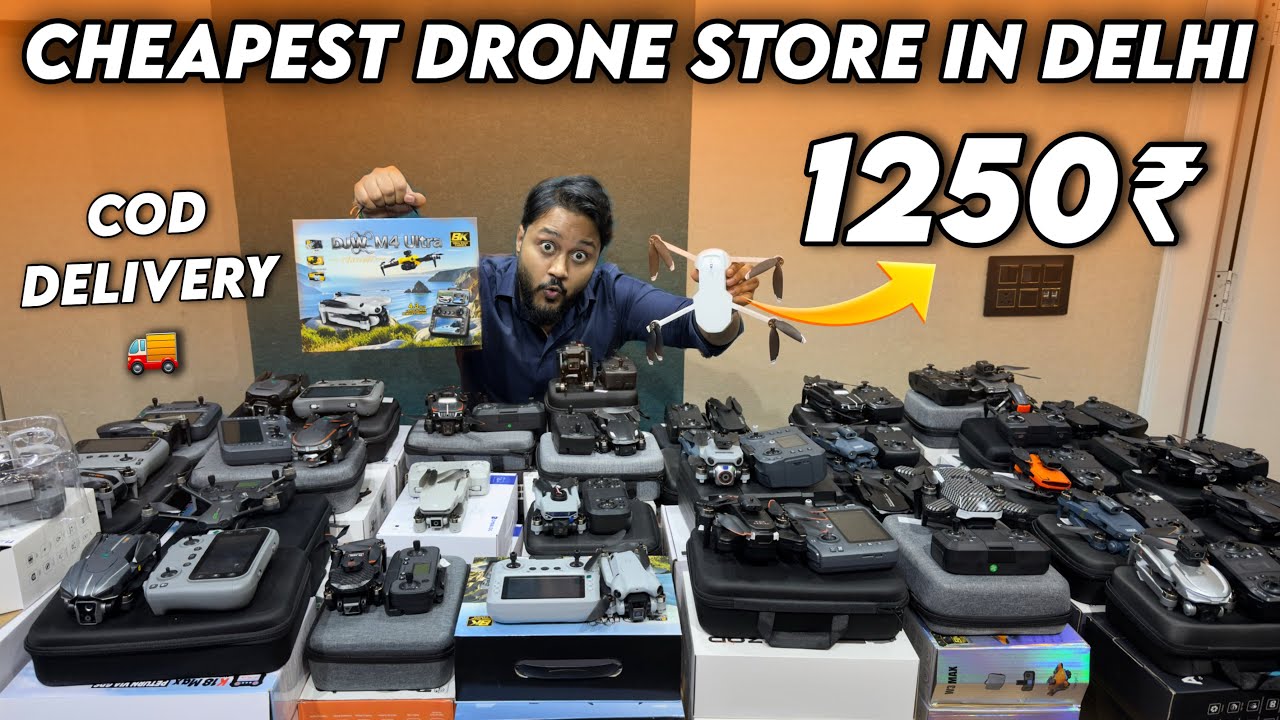 Cheapest Drone Market in Delhi | मात्र 1250₹ में ले जाओ🔥 Dji drone | Gps Drone | Toy Drone Market