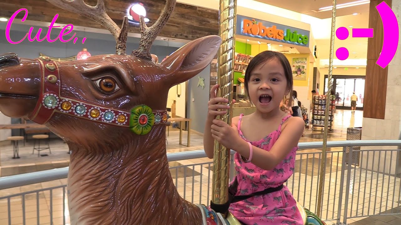 Indoor Playground! Kiddie Carousel Ride, Choo Choo Train Ride and More Playtime Fun!