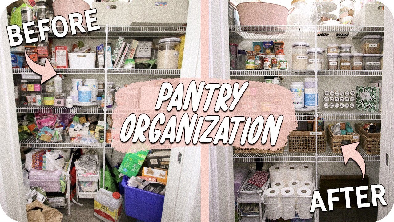 Pantry Organization! How to Organize your Kitchen!