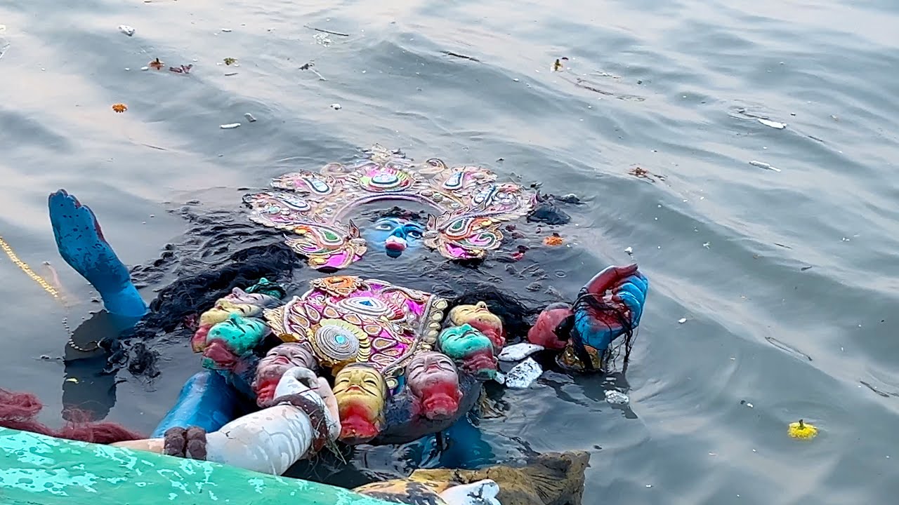 Kali Thakur Visarjan 2023 | Kali Puja | Kali Idol Immersion at Ganga Ghat
