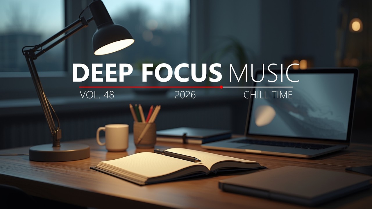 Deep Focus Flow — Calm Electronic Ambient Music for Study, Coding & Productive Work