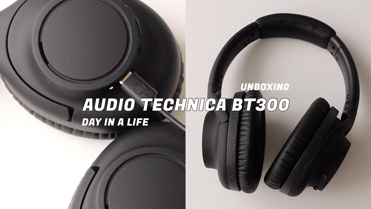 Audio Technica S300BT (Black) Unboxing + Day In A Life