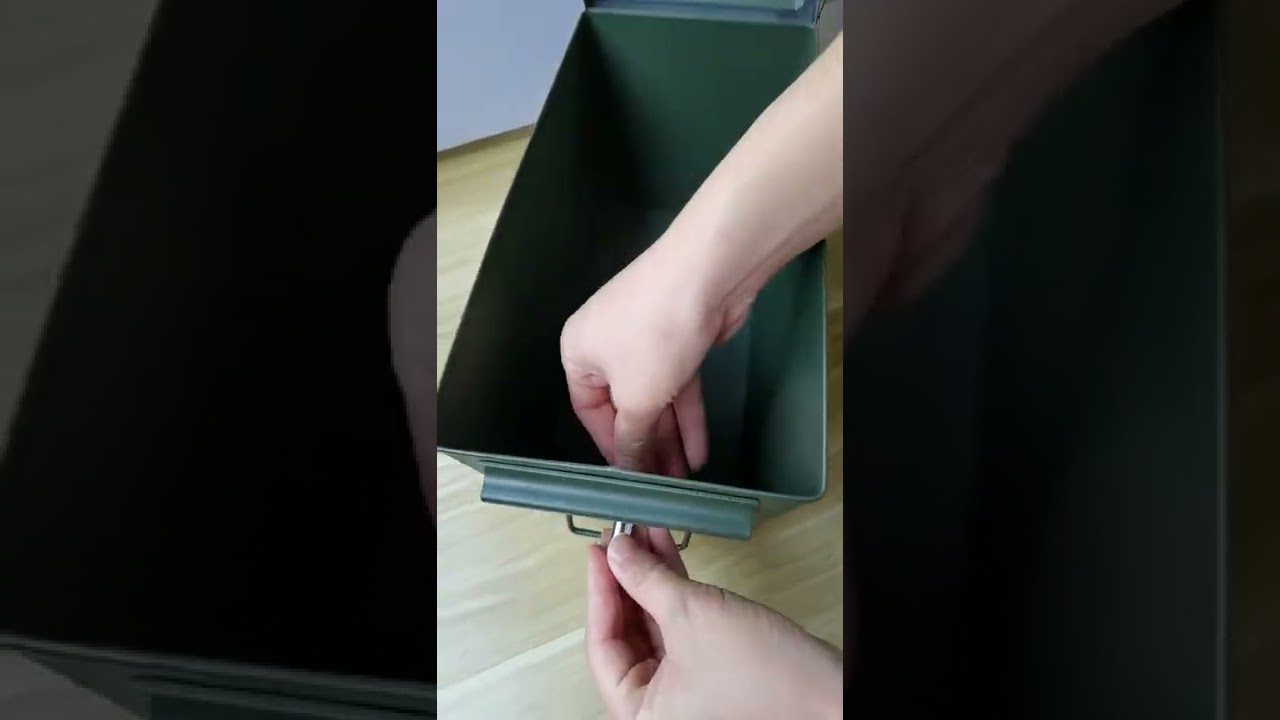 50 Cal Metal M2A1 Ammo Can Military & Army Style Steel Box Gun Ammo Case Storage Holder Box Heavy Ta