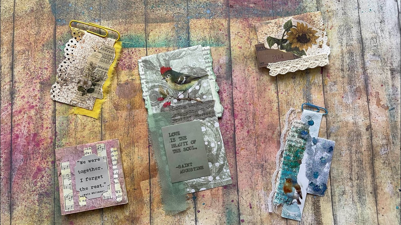 Hübsche Büroklammern fürs Junk Journal