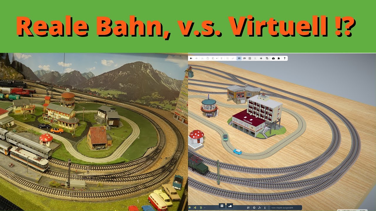 Mit dem 3D Modellbahn Studio, die nächste Märklin Bahn konstruieren und fahren lassen ?