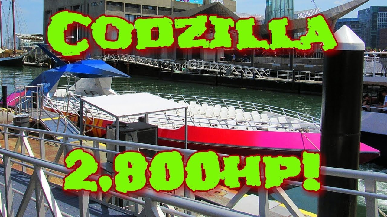 Codzilla 2,800 Horsepower Speedboat ride, Boston Harbor Cruises