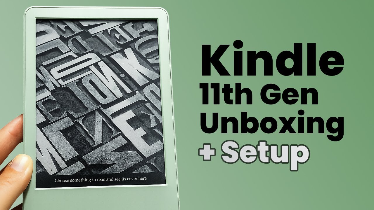 Пошаговое руководство по распаковке и настройке Kindle 11-го поколения