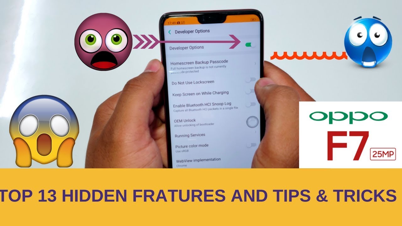 Top 13 Hidden Features of Oppo F7 With TIPS & TRICKS (2018) (Hindi)
