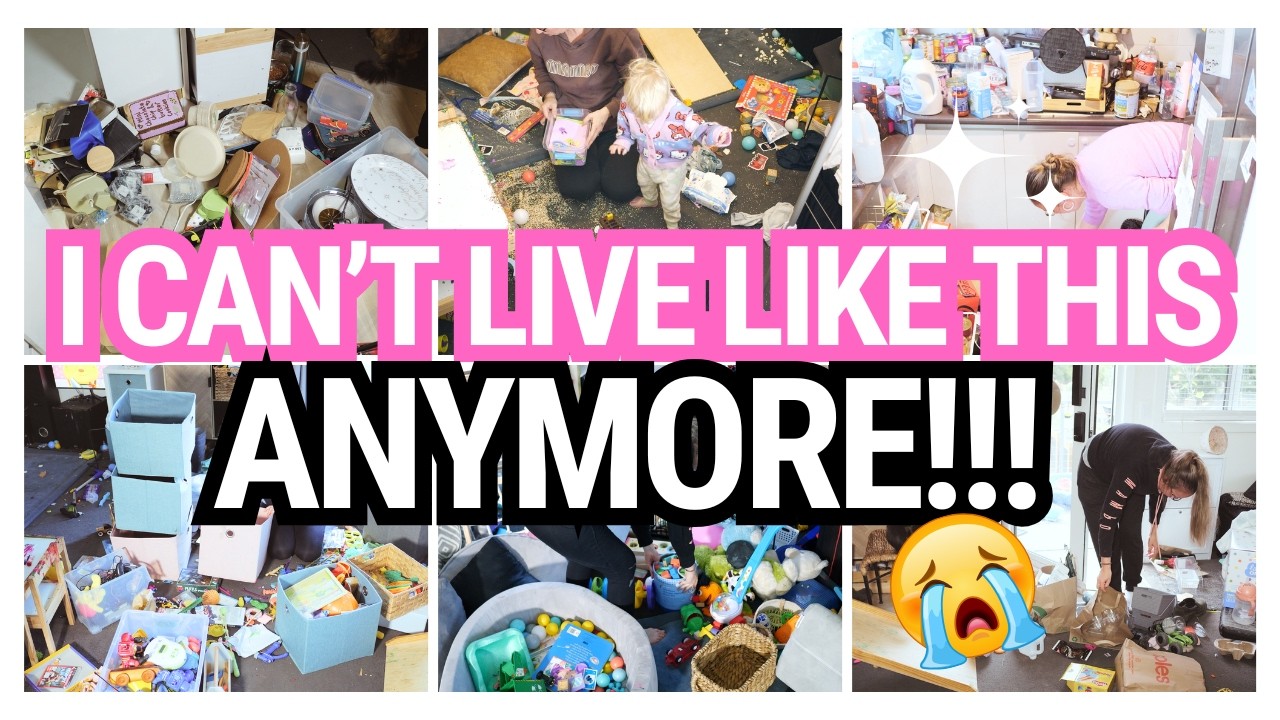 *NEW* 🧼✨ 3 HOUR DECLUTTER AND CLEAN MARATHON!! // CLEAN, ORGANIZE AND DECLUTTER WITH ME MOTIVATION
