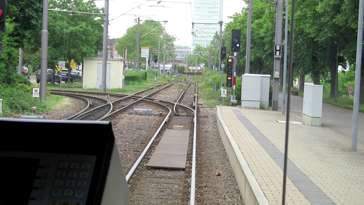 Riding the Mannheim Tram -  Mannheim, Germany