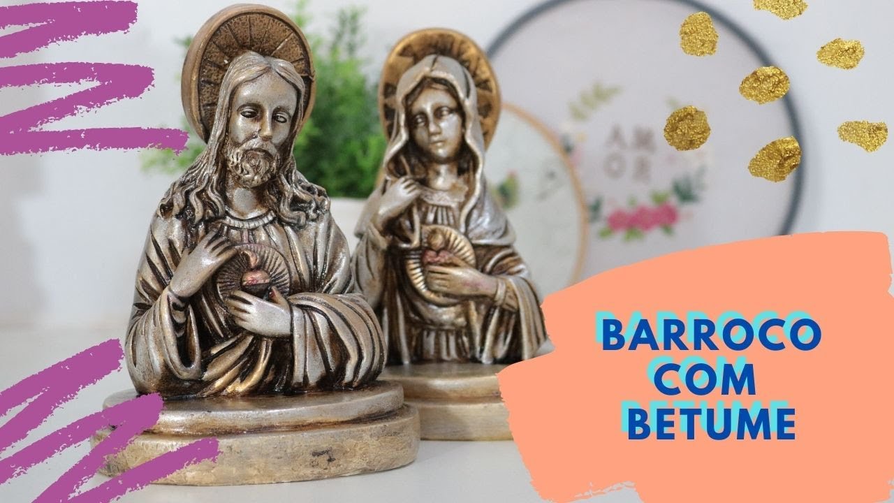 TECNICA EM GESSO - BARROCO COM BETUME