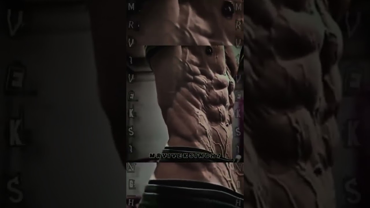 fully six pack abs with veins