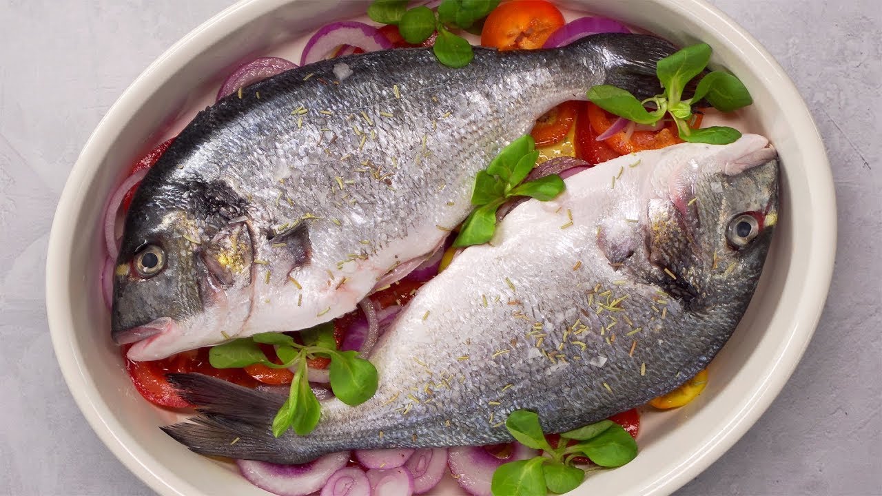 Dinner In 30 Min! Baked SEA BASS or DORADO With Veggies | BAKED FISH IN OVEN. Recipe by Always Yummy