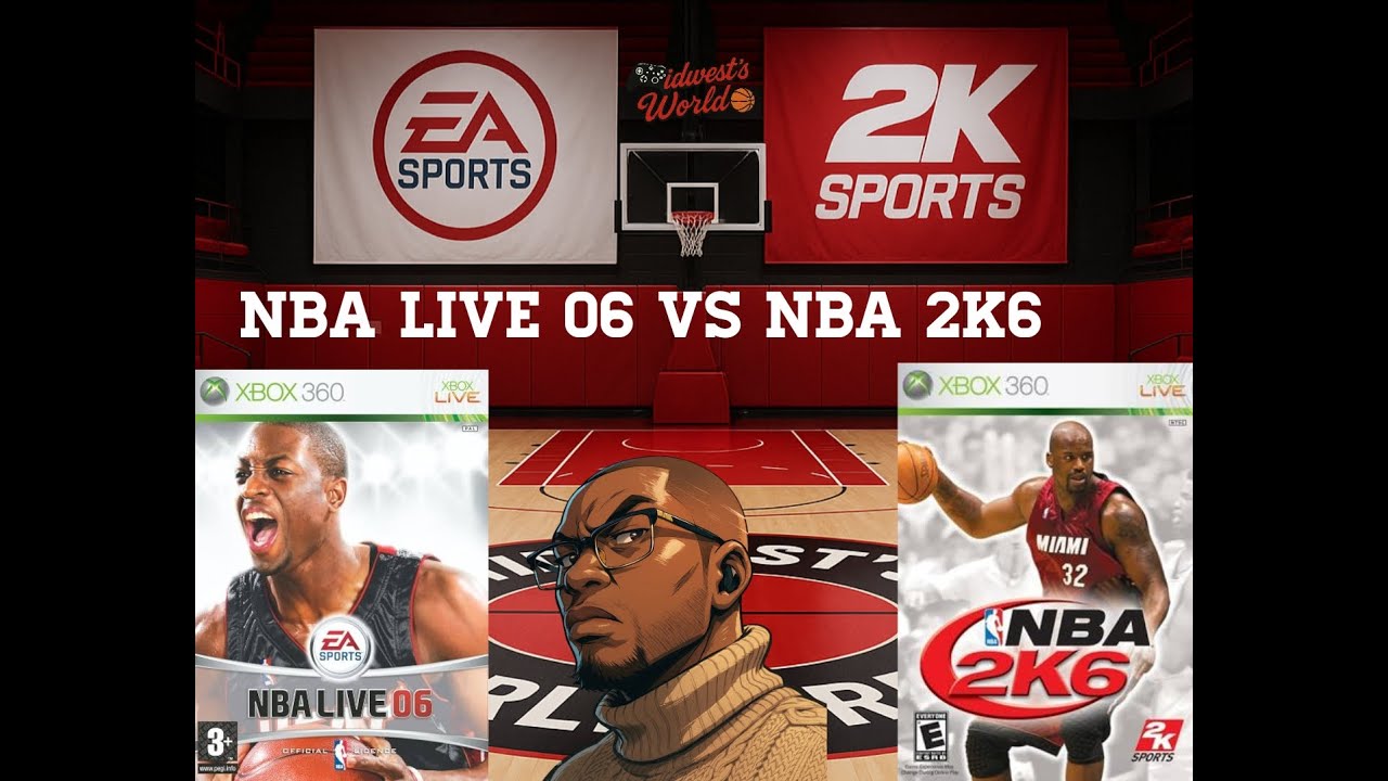 NBA Live 06 vs NBA 2K6 Side By Side Comparison