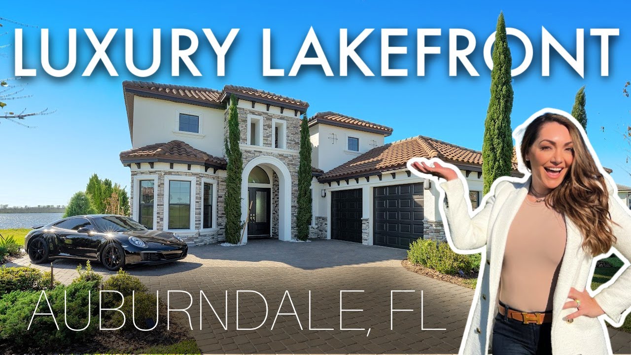Luxury Lakefront Home Tour Minutes from Disney and Tampa | Things to Do in Auburndale, Florida