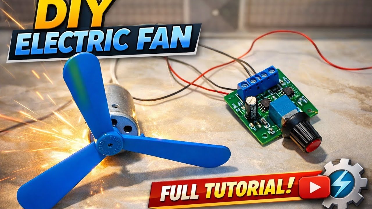 How to Control Fan Speed Using Speed Controller Module 🔥 DIY Electronics Projects @Pal_Anant@8485 