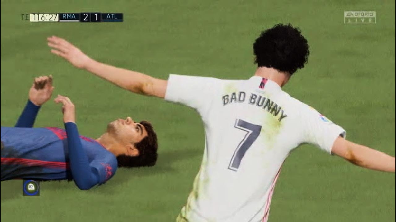 SI BAD BUNNY FUERA FUTBOLISTA JAJAJ