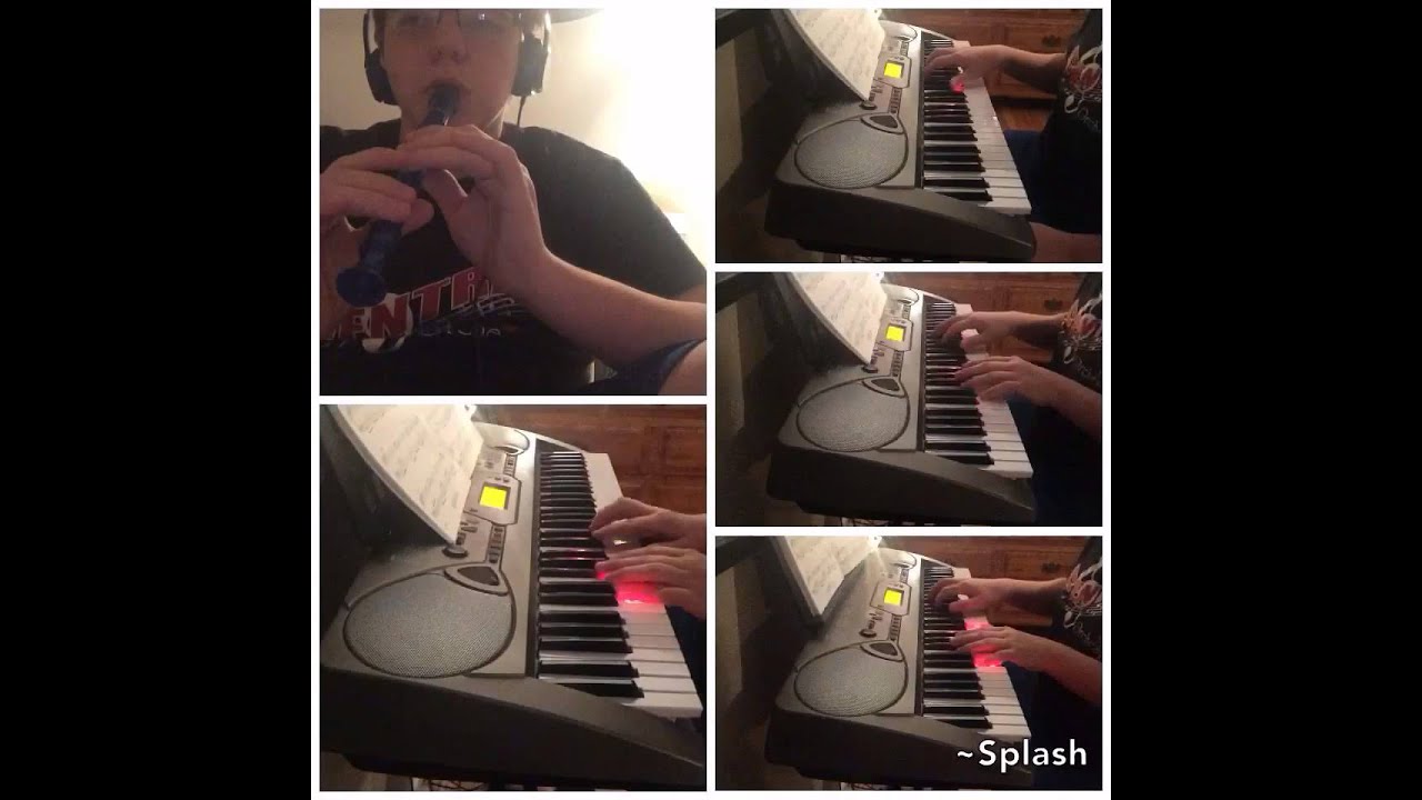 Wet Hands by Daniel Rosenfield (from Minecraft) for Recorder and 4 synths