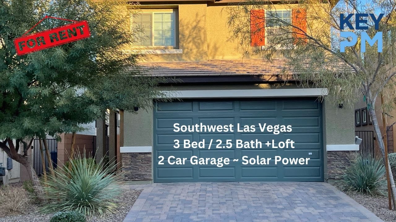 3-Bedroom Home in Southwest Las Vegas – Energy Efficient & Pet Friendly!